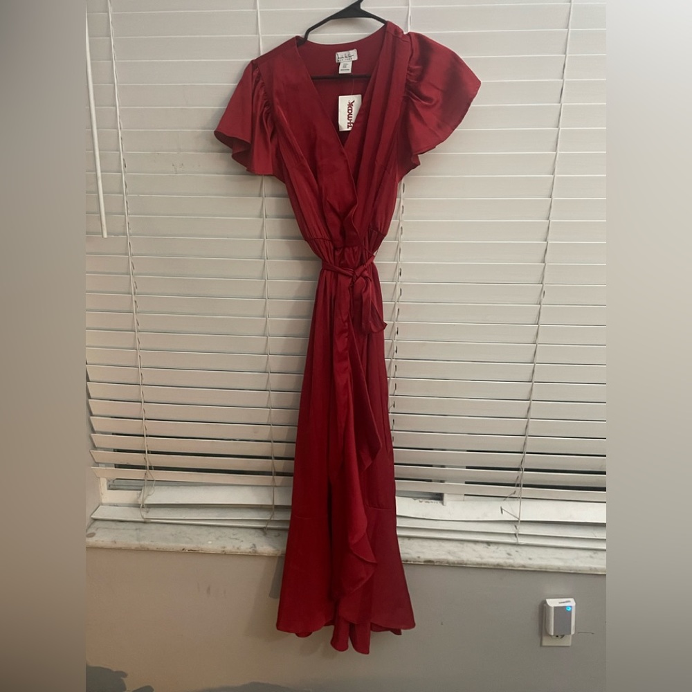 Nicole Miller red dress medium